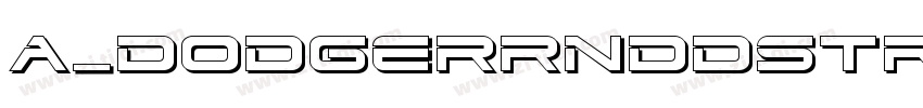 a_DodgerRndDstr字体转换