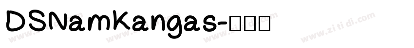DSNamKangas字体转换