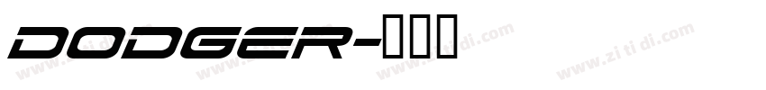 Dodger字体转换
