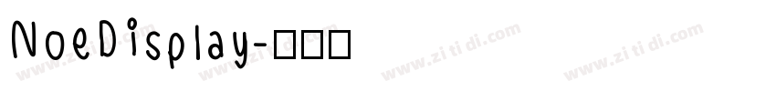 NoeDisplay字体转换