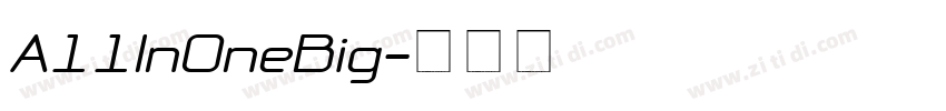 A11InOneBig字体转换