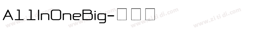 A11InOneBig字体转换