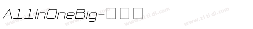 A11InOneBig字体转换