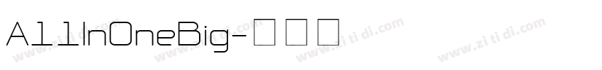 A11InOneBig字体转换