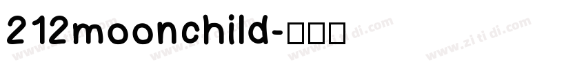 212moonchild字体转换