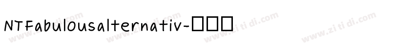 NTFabulousalternativ字体转换