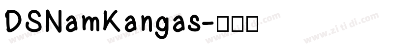 DSNamKangas字体转换