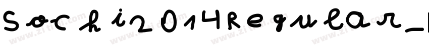 Sochi2014Regular字体转换