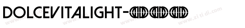DolceVitaLight字体转换