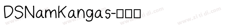 DSNamKangas字体转换