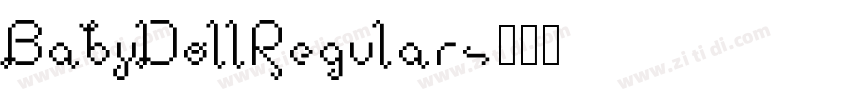 BabyDollRegular字体转换