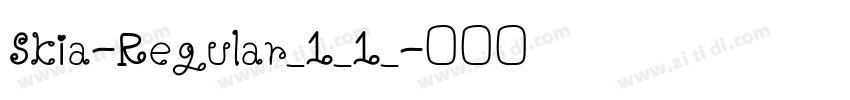 Skia-Regular_1_1_字体转换