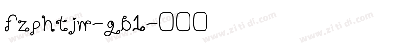 fzphtjw-gb1字体转换