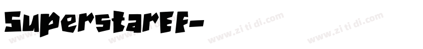 SuperstarEF字体转换