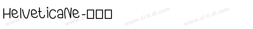 HelveticaNe字体转换