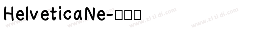 HelveticaNe字体转换
