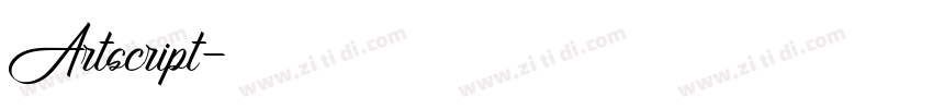Artscript字体转换