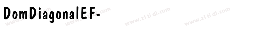 DomDiagonalEF字体转换