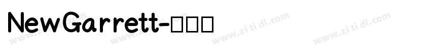 NewGarrett字体转换