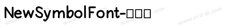 NewSymbolFont字体转换