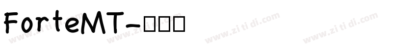 ForteMT字体转换