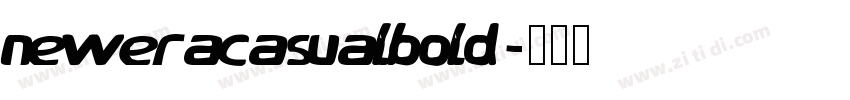 neweracasualbold字体转换