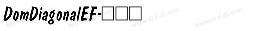 DomDiagonalEF字体转换