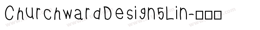 ChurchwardDesign5Lin字体转换