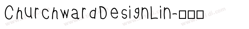 ChurchwardDesignLin字体转换