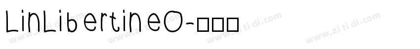 LinLibertineO字体转换