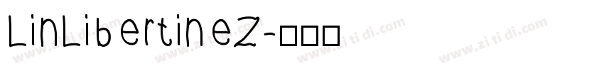 LinLibertineZ字体转换