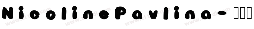 NicolinePavlina字体转换