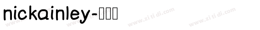 nickainley字体转换