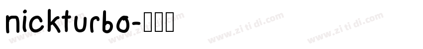 nickturbo字体转换