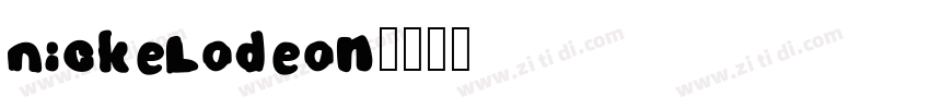 Nickelodeon字体转换