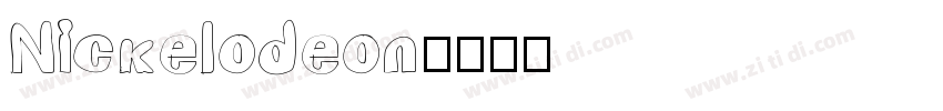 Nickelodeon字体转换