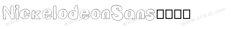 NickelodeonSans字体转换