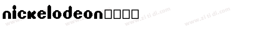 Nickelodeon字体转换