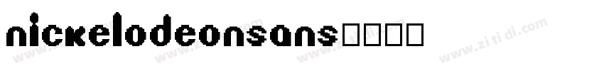 NickelodeonSans字体转换