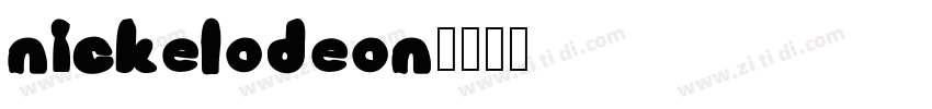 Nickelodeon字体转换