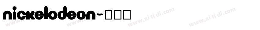 Nickelodeon字体转换