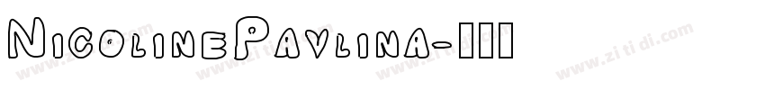 NicolinePavlina字体转换