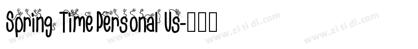 SpringTimePersonalUs字体转换