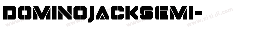 DominoJackSemi字体转换