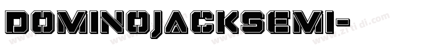 DominoJackSemi字体转换
