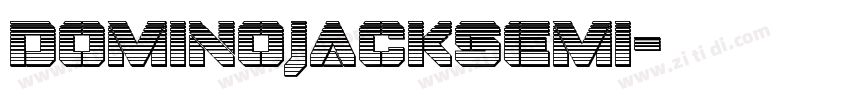 DominoJackSemi字体转换