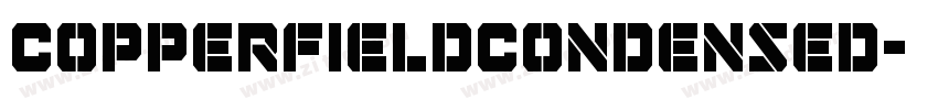 CopperfieldCondensed字体转换