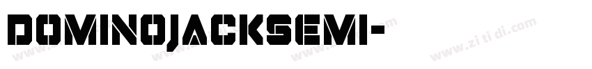 DominoJackSemi字体转换