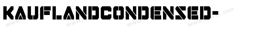 KauflandCondensed字体转换
