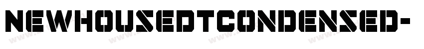 NewhouseDTCondensed字体转换